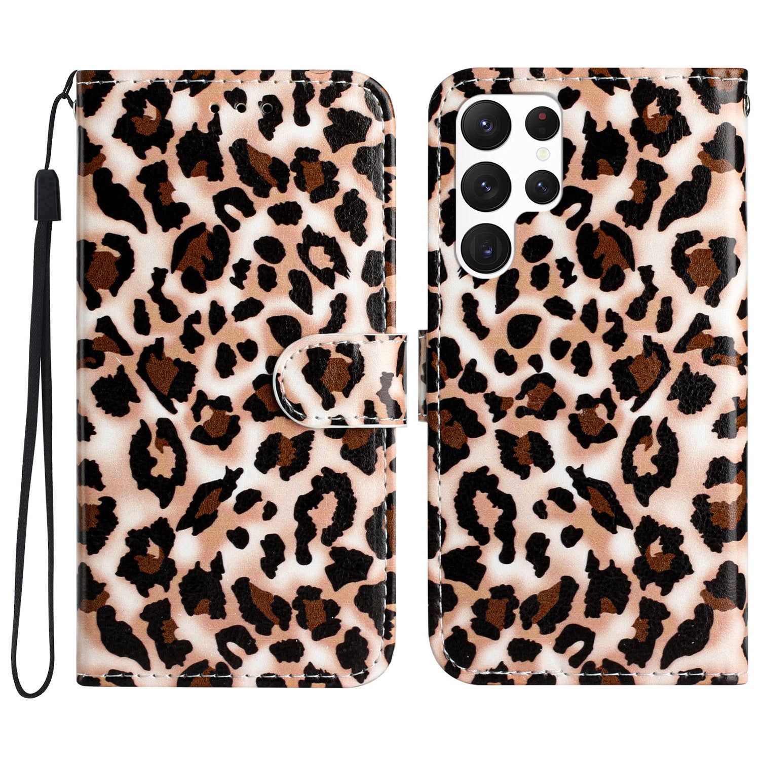 For Samsung Galaxy S23 Ultra Flip PU Leather Phone Cover Stand Pattern Printing Wallet Case For Samsung Galaxy S23 Ultra Flip PU Leather Phone Cover Stand Pattern Printing Wallet Case